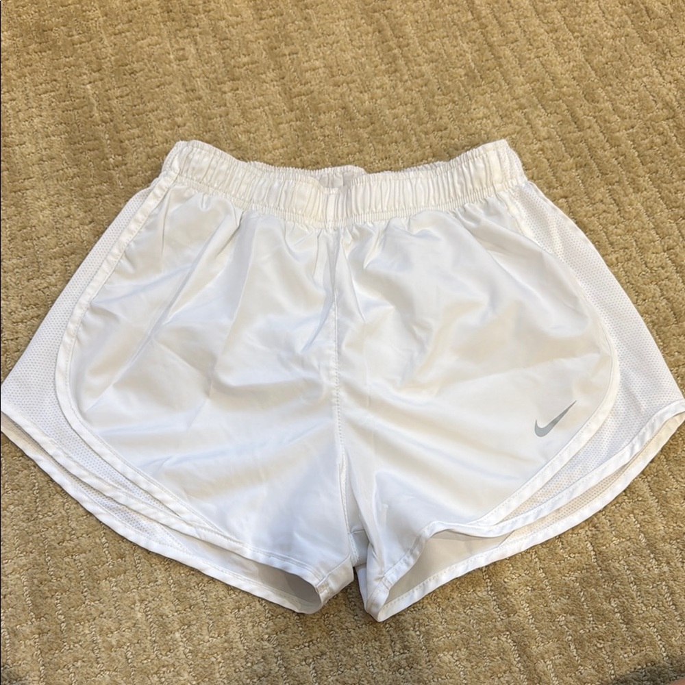 Nike Drifit White Athletic Shorts